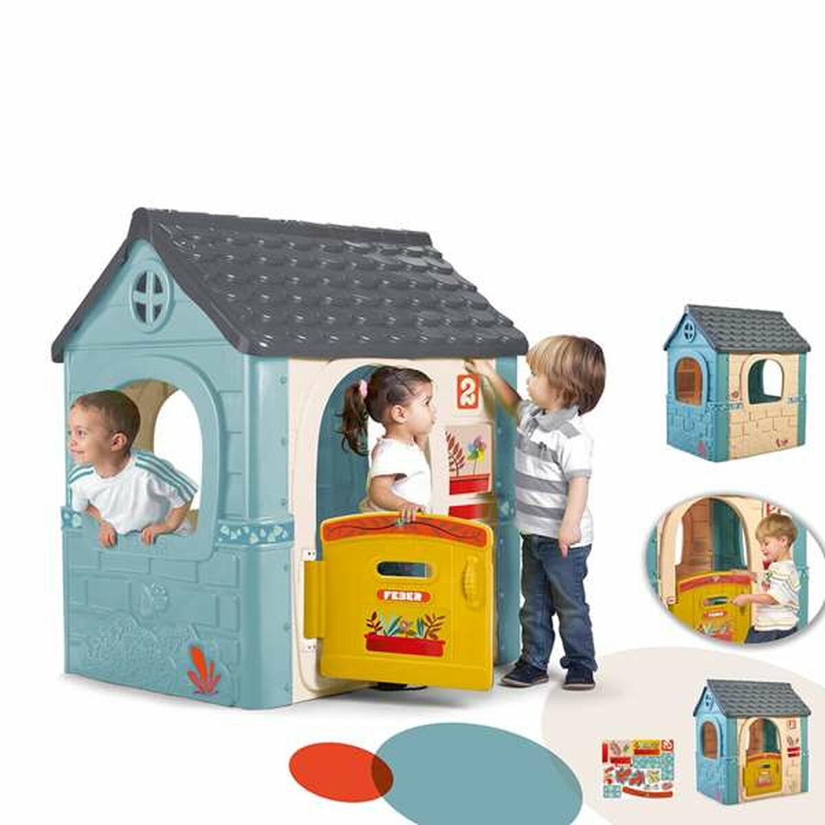 Lekehus for barn Feber 85 x 124 x 108 cm